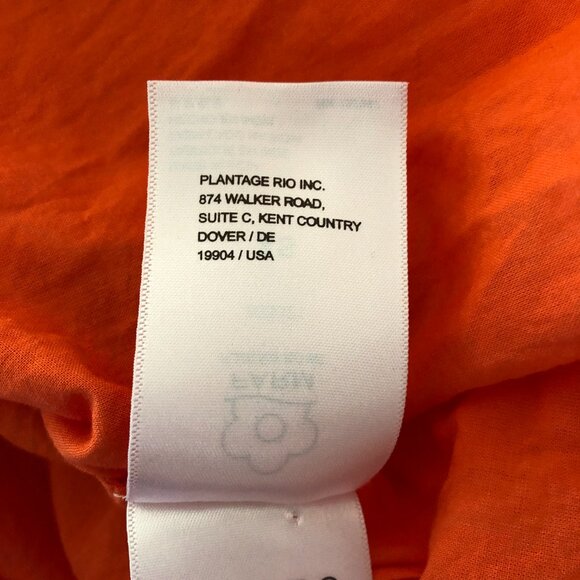 Farm Rio Women’s Orange Neon Jungle Tiered Maxi Dress Size XS Casual Resort - Picture 14 of 16